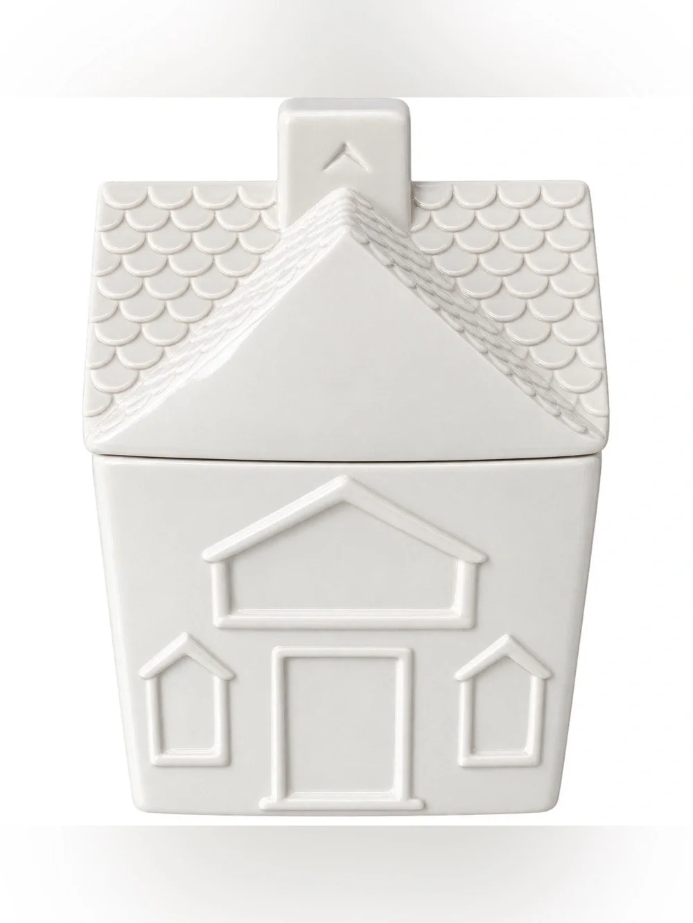 Hearth & Hand Magnolia White Cream Stoneware House Cookie Jar Farmhouse Canister